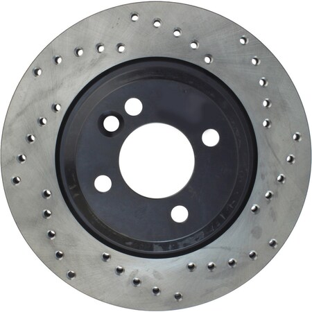 Centric Parts Sport Cross Drilled Brake Rotor, 128.34067L 128.34067L